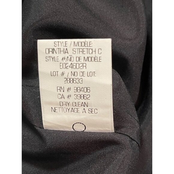 Theory Women’s Orinthia Stretch C Sheath Dress Black Size 6 Cap Sleeve - Picture 5 of 5